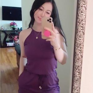 Summer Snapped Rompers! With 2 side pockets and waist tie. Sizes are S,M and L.